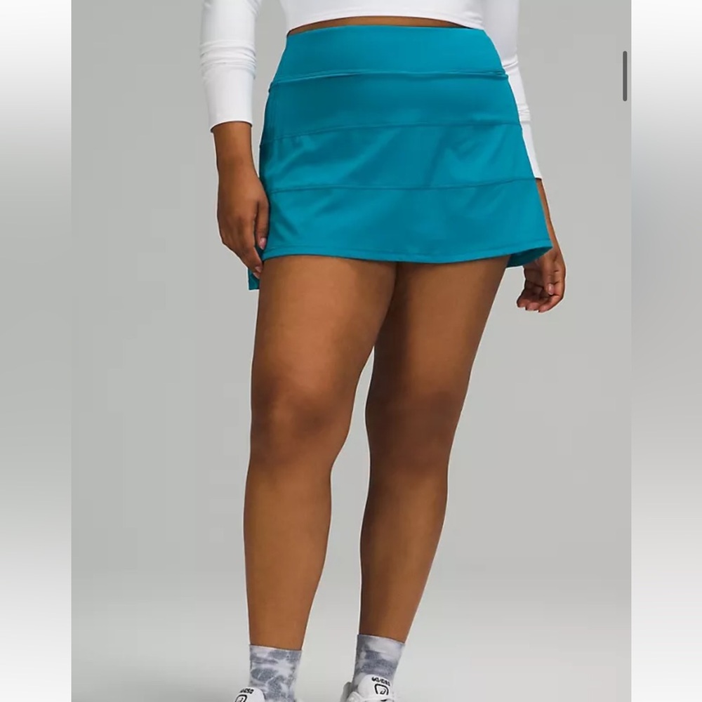 Lululemon Pace Rival Mid-Rise Skirt *Long* in Hawaiian Blue